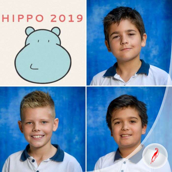 Ученици основне школе и гимназије Креативно перо на HIPPO такмичењу
