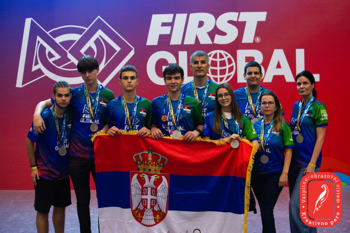 Тим Србије, освајач сребрне медаље у Панами на FIRST Global Challenge такмичењу у роботици, учествује на такмичењу ФГ Хрватска 2026.